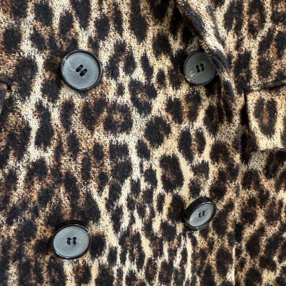 Zara Leopard Coat Size S - Picture 3 of 7